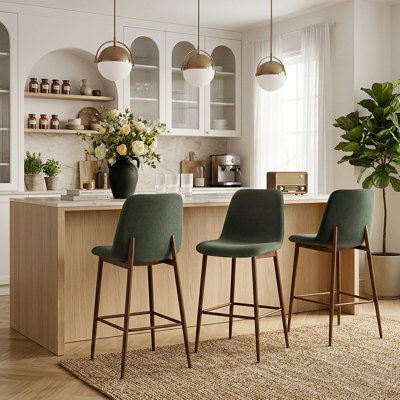 Tabouret de bar 26 po Mid-Century