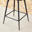 Ensemble de tabourets de bar modernes et stationnaires de 2 à 26 po en lin et coton respirant, certifié BIFMA pour bar à la maison, îlot de cuisine et café, vert-1913027284-1913027287