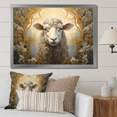 " Beige Sheep Symbolist "