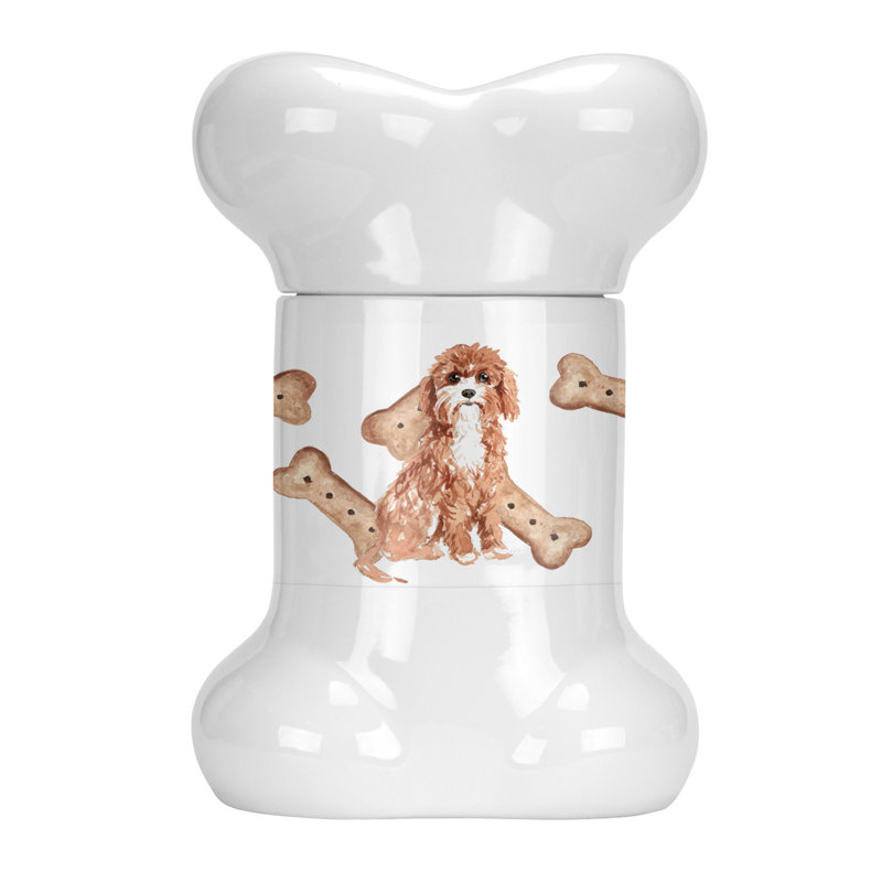 Pot à animaux en forme d’os cavapoo