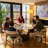 Modern 5/7 Pieces Dining Room Sets, Pre-Assembly Round Dining Table Sets, Sintered Stone Tabletop Kitchen Dining Table Set With Upholstered Chairs-1108179545-1108179493-1108179490
