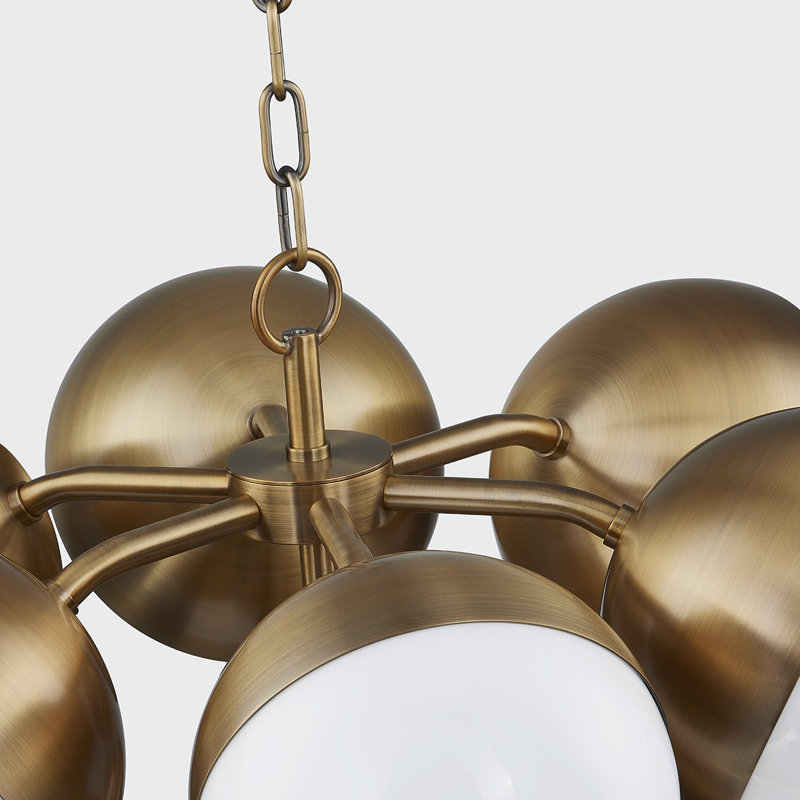 CUPERTINO 10 - Light Dimmable Globe Chandelier