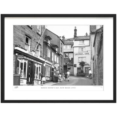 Robin Hood's Bay, New Road C1955 by Francis Frith - Single Picture Frame Print