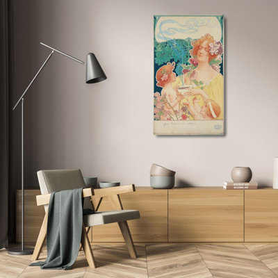 «Tropon chocolat-cacao» par Henri Privat-Livemont - Art mural sur toile tendue avec châssis
