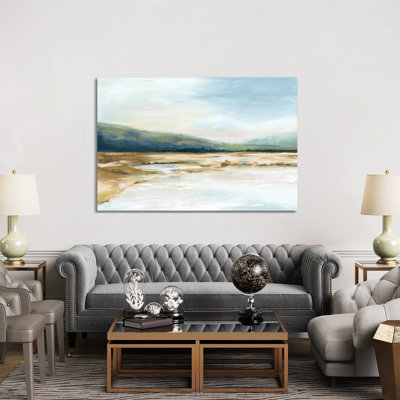 By The Water I by Eva Watts - Wrapped Canvas Painting