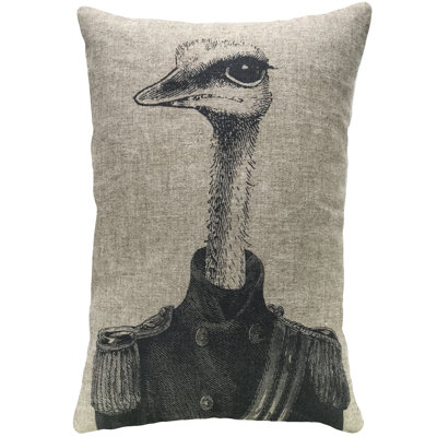 Linen Reversible Throw Pillow