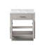 Meuble-lavabo simple en chêne blanc 30 po X P 22 po D, avec plateau en marbre de Carrare-1710299905-1710299913-1710299916