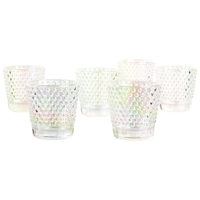 3'' H Glass Tabletop Votive Holder