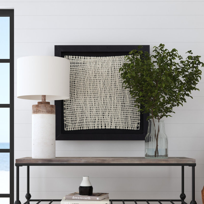 Joss & Main Framed On Fabric Textual Art | Wayfair