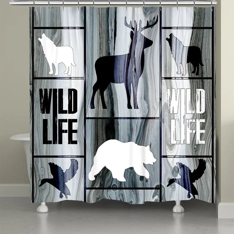 Secia Patchwork Shower Curtain