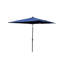 Parasol carré d'extérieur carré de 2,5 x 2,5 m, éclairage solaire à DEL, 8 baleines imperméables, auvent 180 g, mât en acier, pour parasol de piscine avec 32 lumières alimentées, manivelle, mât-134737387-134737391
