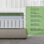 Matelas hybride pleine grandeur 10 po dans une boîte, couche de mousse à mémoire de forme et ressorts ensachés individuellement pour soulager la pression, mi-ferme, CertiPUR-US-989829767-989829762
