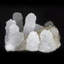 Calcédoine stalactites sur calcite
