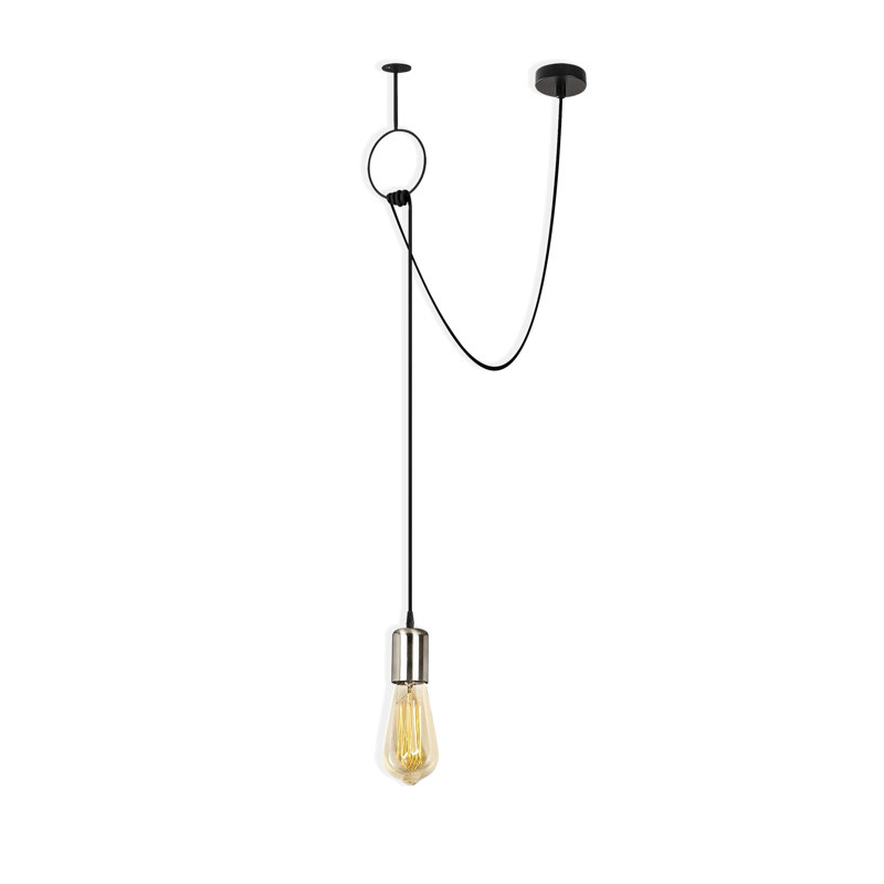 Luminaire suspendu simple à hauteur réglable