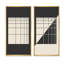 «Minimalist Monicoloch Square Retro Design IV», ensemble de 2 peintures-255886729-255886731