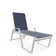 Holna Outdoor Rust-Resistant Metal Chaise Lounge