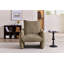 Chaise d'appoint moderne en chenille, canapé simple surdimensionné de 34,3 po avec coussin moelleux, fauteuil de lecture rembourré doux pour le salon, le petit espace et la chambre à coucher-1909259133-1909259134