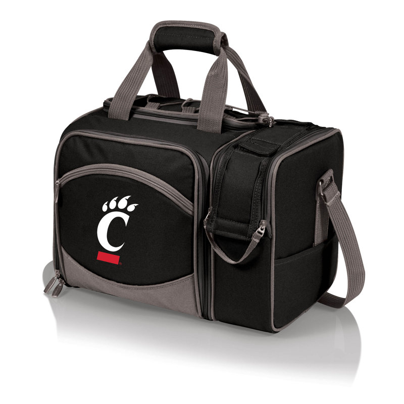 Refroidisseur à pique-nique isolé NCAA, Noir, Bearcats de l'Université Cincinnati