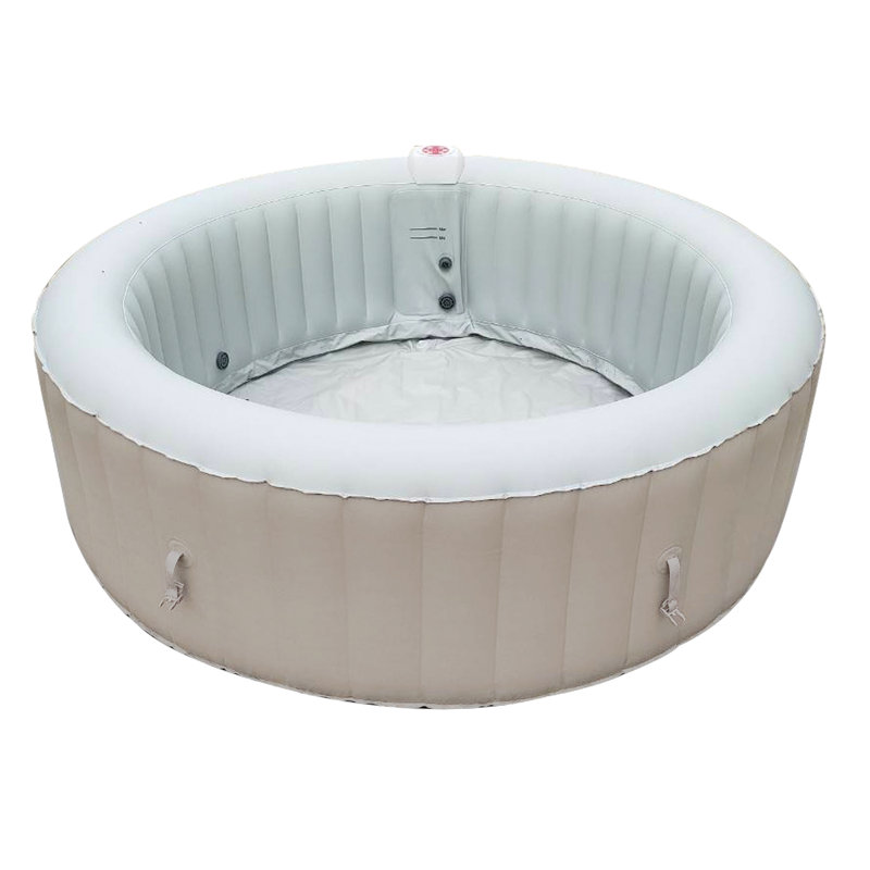 Aleko Jet Inflatable Hot Tub, Brown