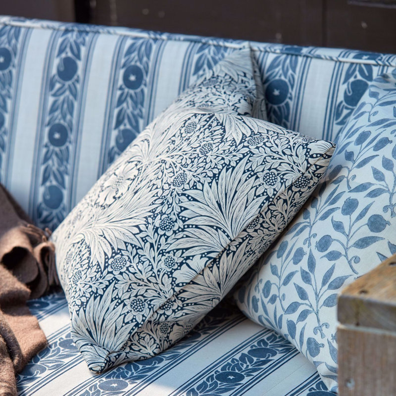 Marigold Fabric, Indigo