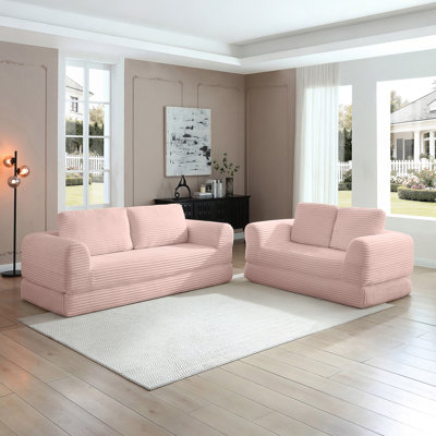 Canapé-lit pliant Boneless 2-en-1 avec mécanisme coulissant et conception modulaire pour les espaces de vie modernes.