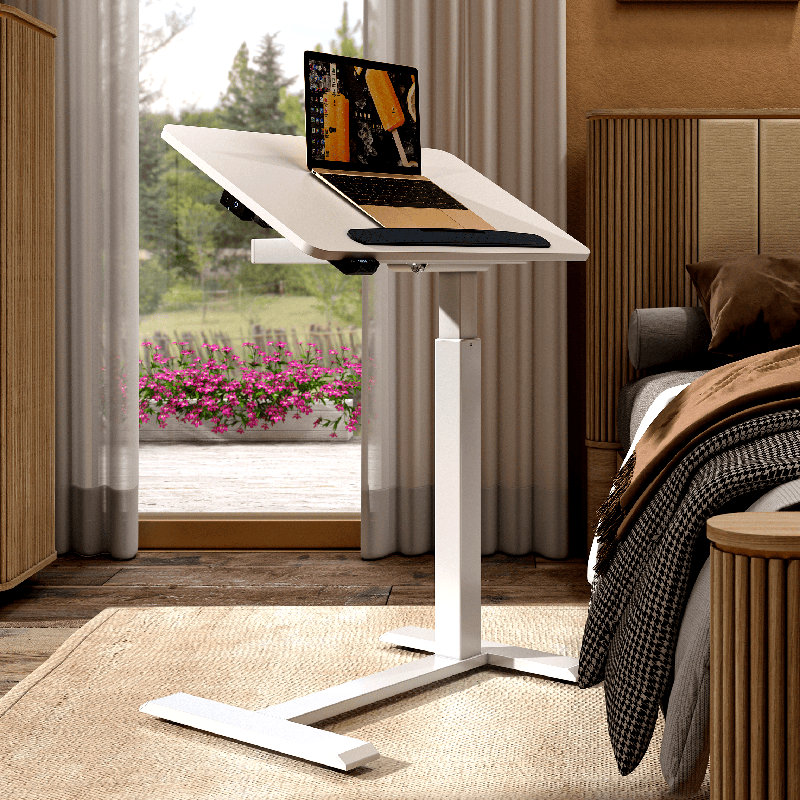 Bureau électrique à hauteur ajustable K30016, Blanc