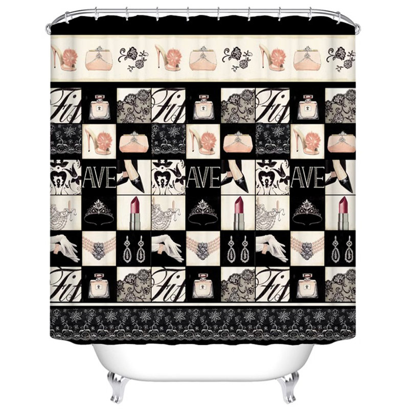 Rideau de douche en polyester