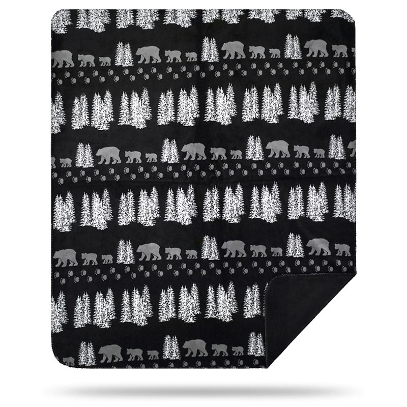  Couverture Black Bear, l 60 po x L 70 po