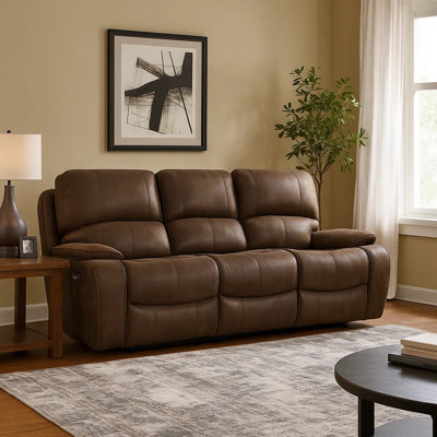 Talo 88.2'' Faux Leather Power Reclining Sofa