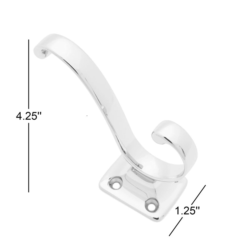 Lapo Brass Wall Wall Hook, Polished Brass