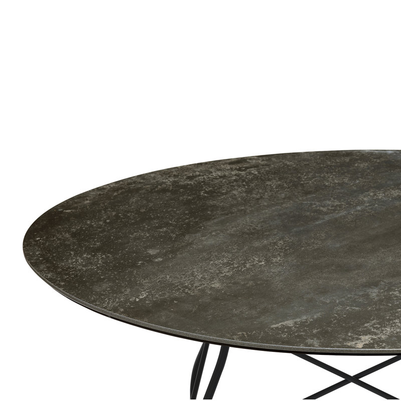 Glossy Round Dining Table, White