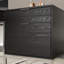 Bureau d'ordinateur en L 70,8 po à 4 tiroirs en L