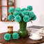 Bouquet de soie sarcelle