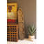  Plateau de service long en bois brun foncé Giant L 59 po