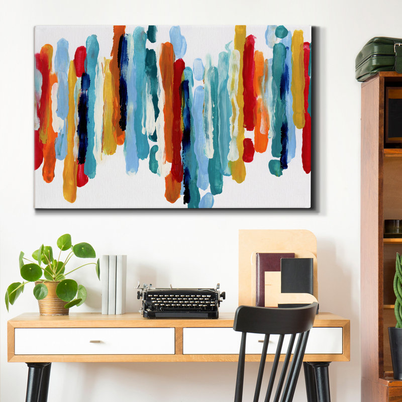 «Besima Captive Color I», reproduction d'art sur toile tendue, H 48 po x l 32 po x P 1 po