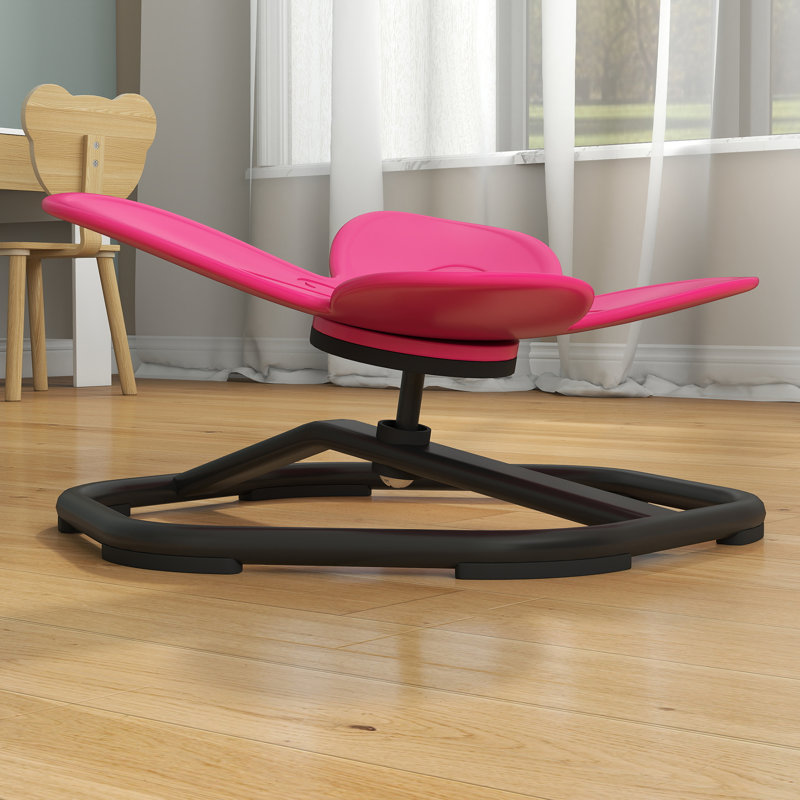 AIYAPLAY Butterfly-Shaped Kids Swivel Chair, Sensory Spinning Chair