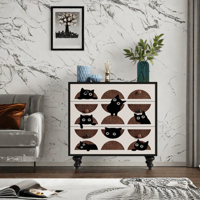 Creative Cats Decorate The Accent Cabinet Accent Chest