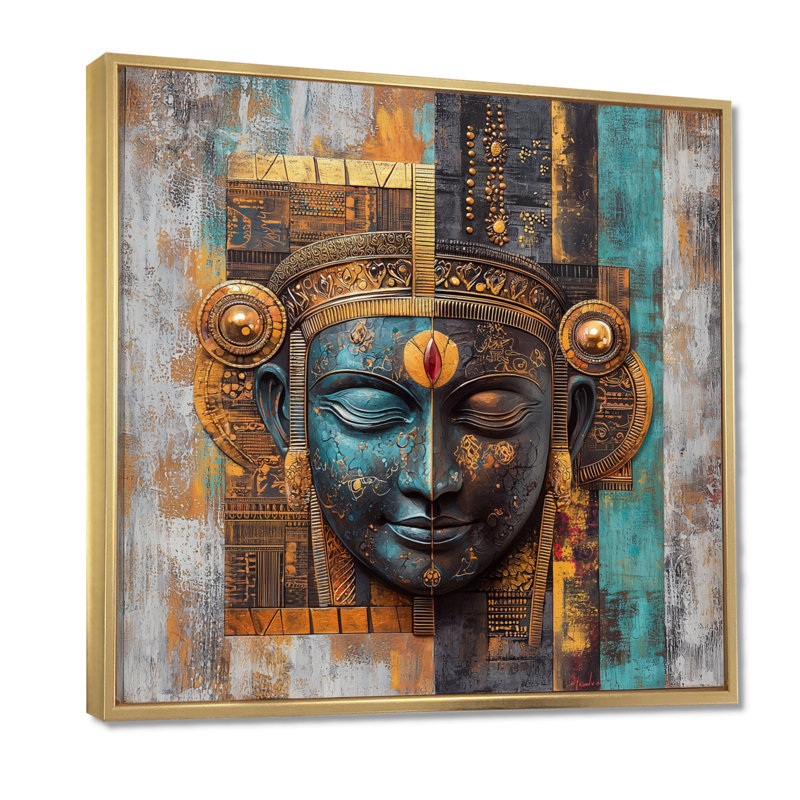 Timeless Journey of Hinduism - Hindouisme, impression d'art mural, H 16 po x l 16 po, Doré