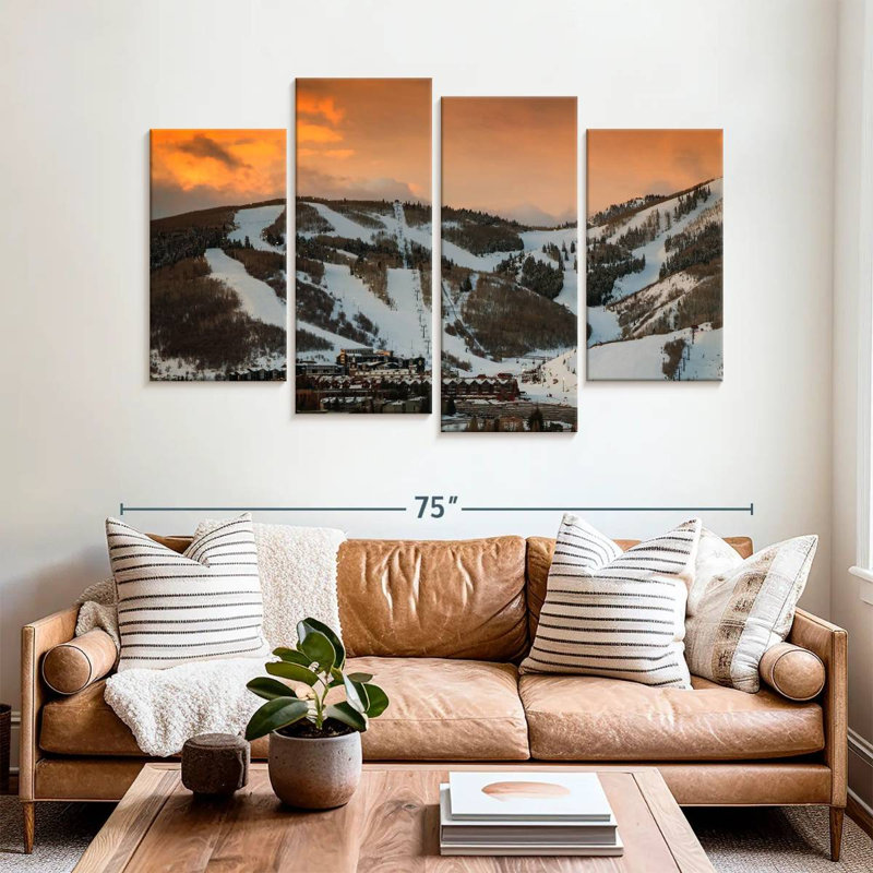 Nicci Park City Orange Sunset, 42"H x 68"W