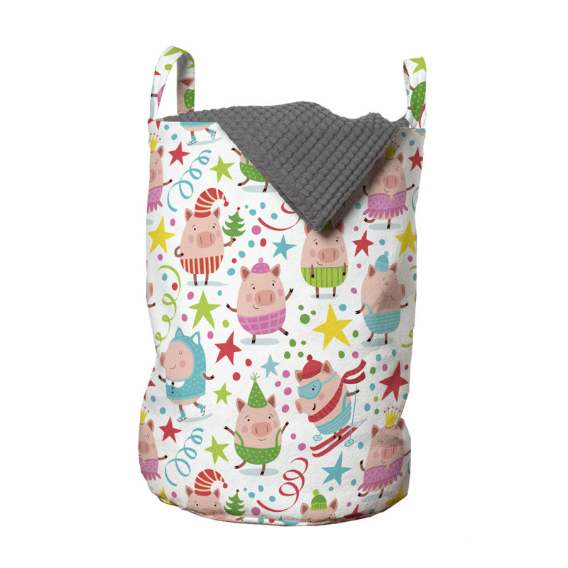 Fabric Laundry Bag with Handles