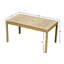 Table de salle à manger d'extérieur rectangulaire L 55 po x l 31,5 po Nelwyn