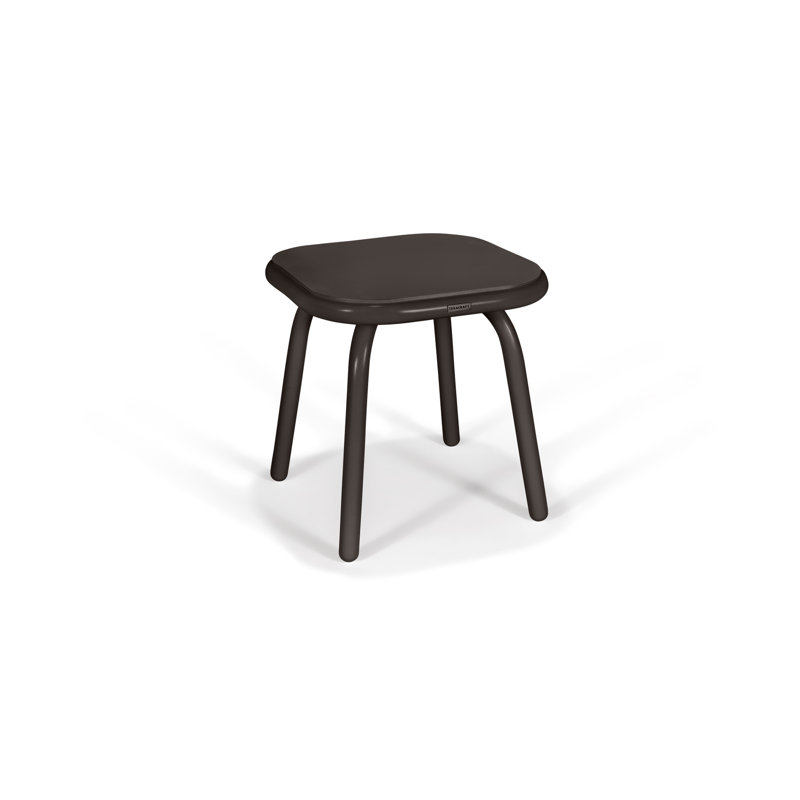 Table d'appoint carrée rigide Holsen 19 x 19 x 19, Brun/bronze