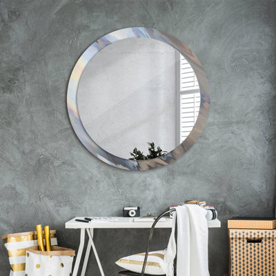 Huldar Glass Flat Wall Mirror