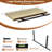  12 Inch Deep Floating Shelf, 36 x12 Inch Large Wall Mounted Shelf for Kitchen, Bathroom, Living Room, Oak (2 Pack)-676326600-676326603
