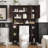 Over The Toilet Storage Cabinet With 3 Barn Doors-1568826916