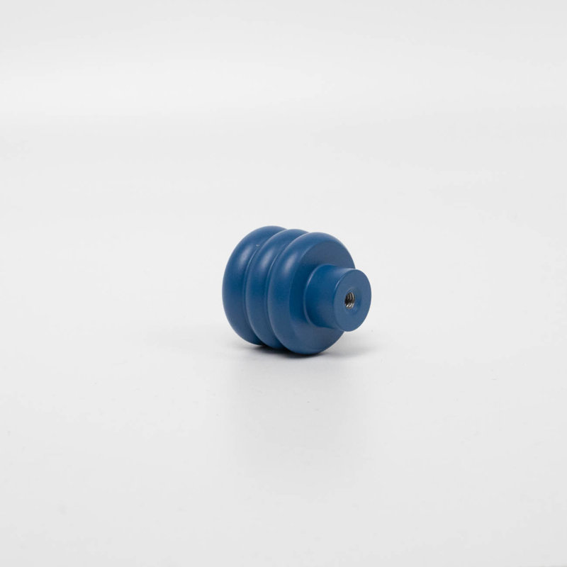 ROUS Hardware Mid-Century Modern Honey Comb Knob, Polo (Navy Blue)