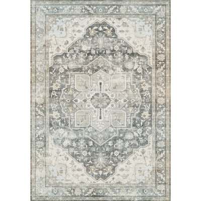 Bohemian Style Indoor Carpet, Non-Slip And Machine Washable