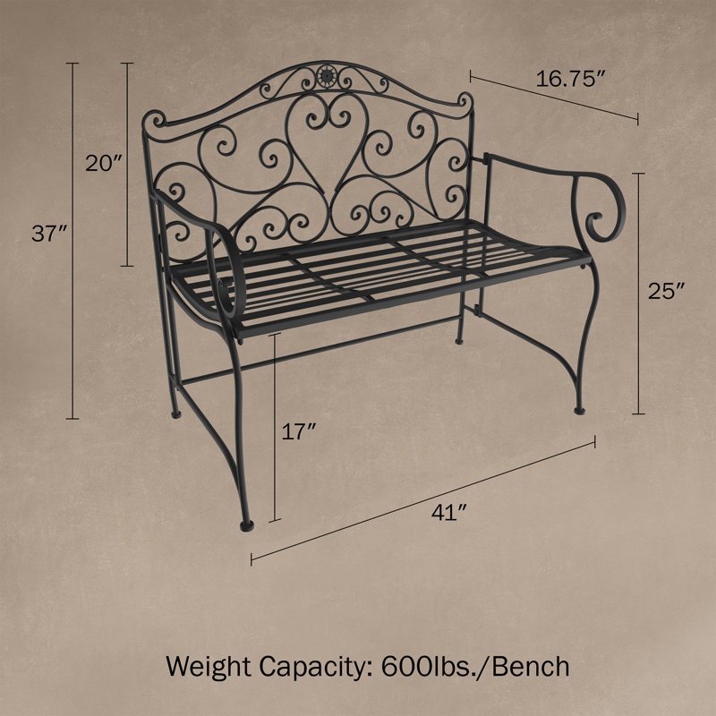Steel Outdoor Bench
