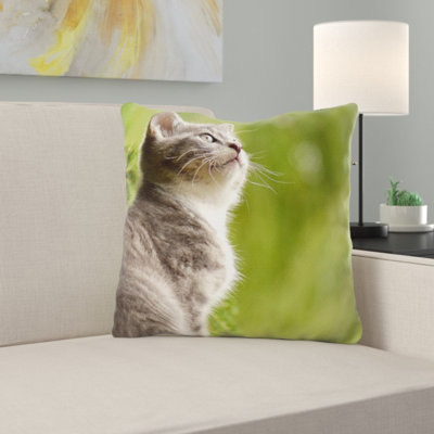 Cat Throw Pillow