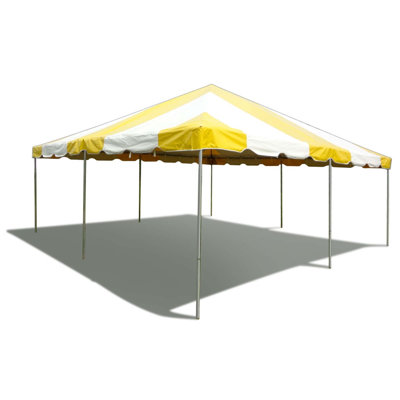 20' x 20' Weekender Frame Party Tent, Yellow